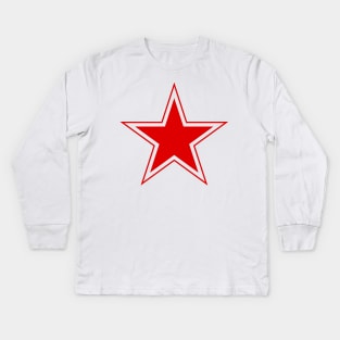 cccp russia star Kids Long Sleeve T-Shirt